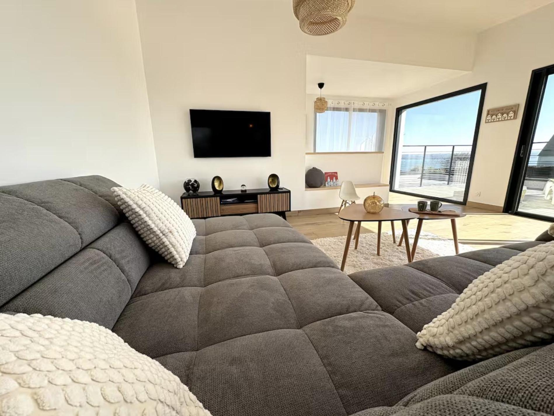 Villa Armor Vue Mer Et Spa Карантек Экстерьер фото