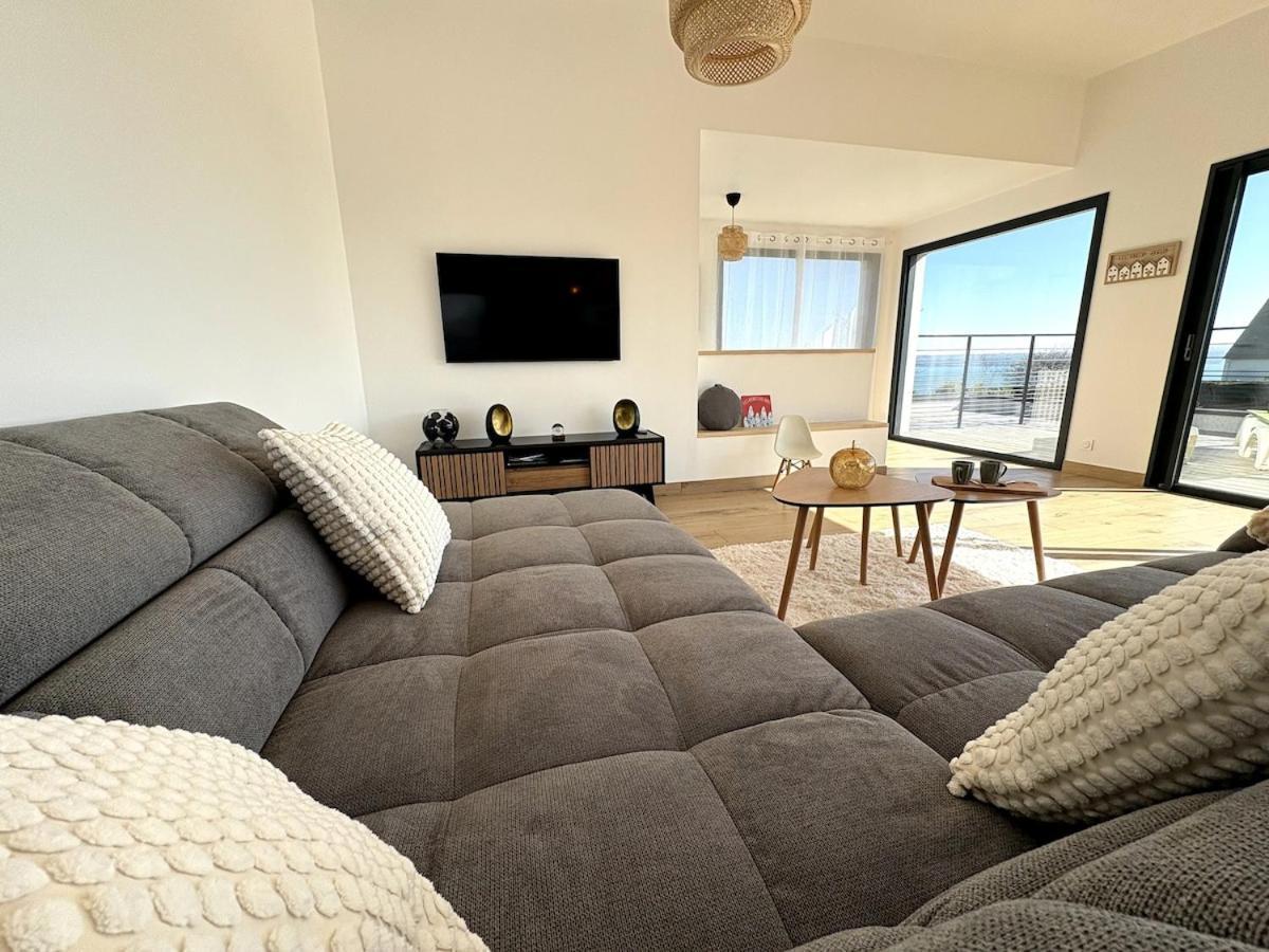 Villa Armor Vue Mer Et Spa Карантек Экстерьер фото